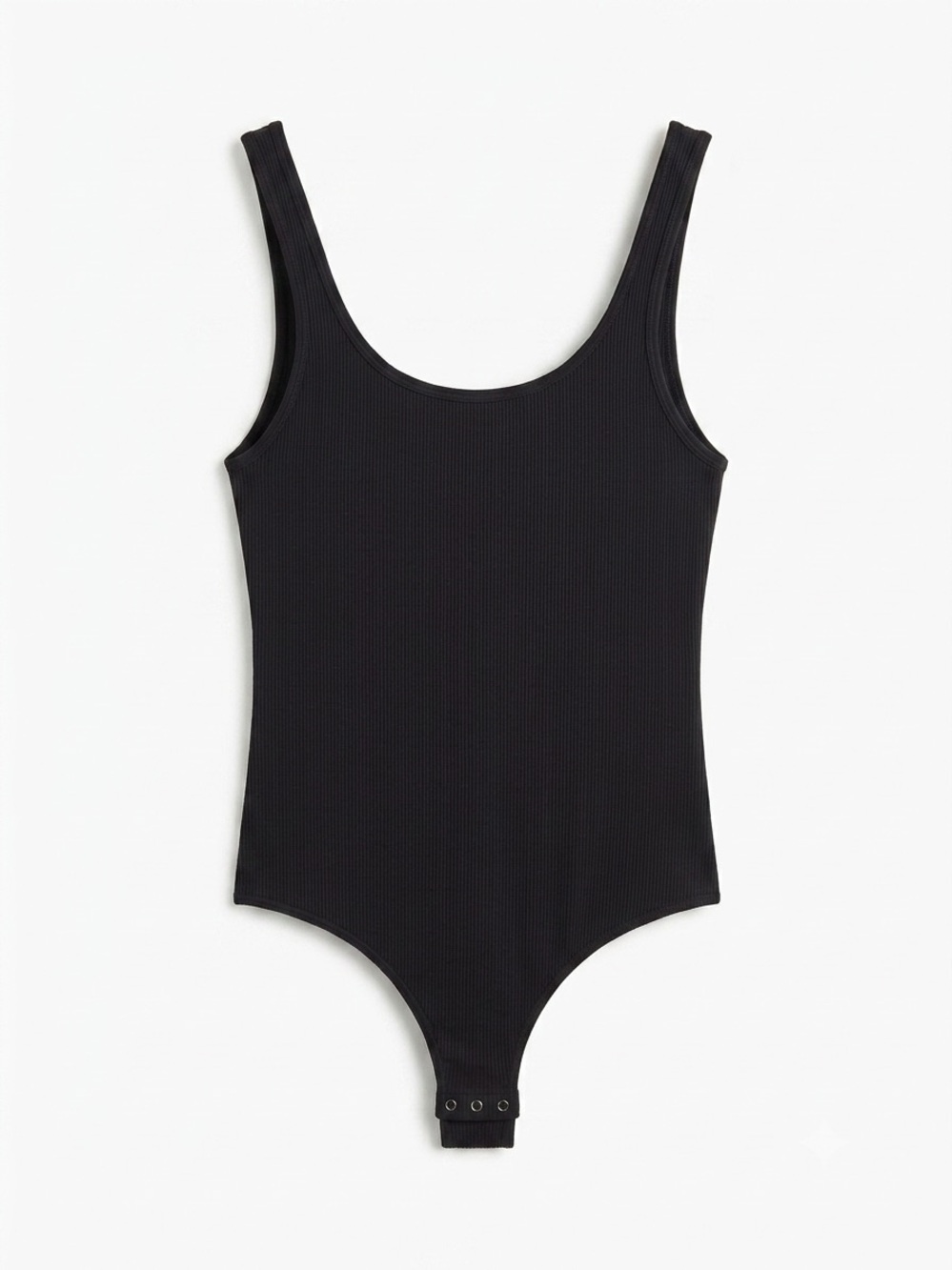 Dynamite Ribbed Bodysuit – Black, Size Small